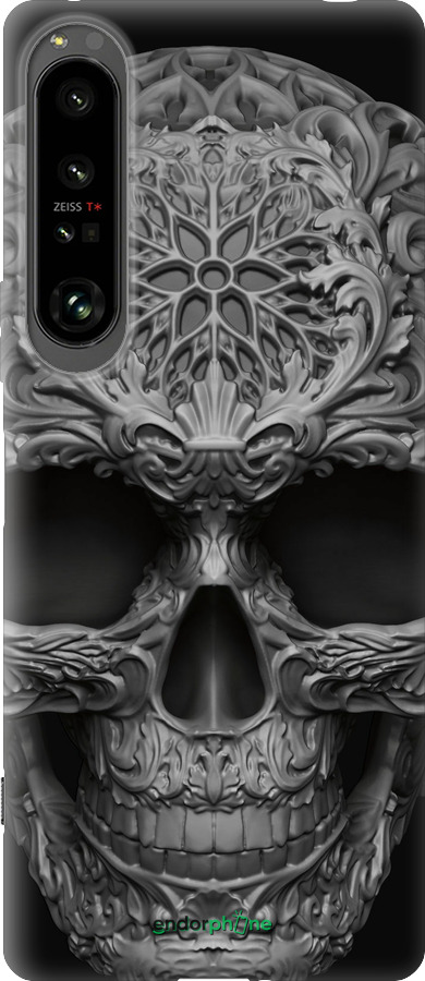 Силиконовый чехол skull-ornament для Sony Xperia 1 IV - 4101u-2787 изображение 