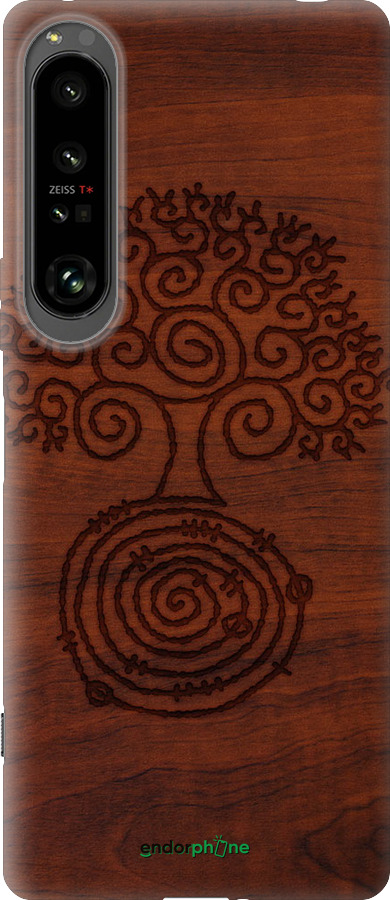 Силиконовый чехол Узор дерева для Sony Xperia 1 IV - 4119u-2787 изображение 