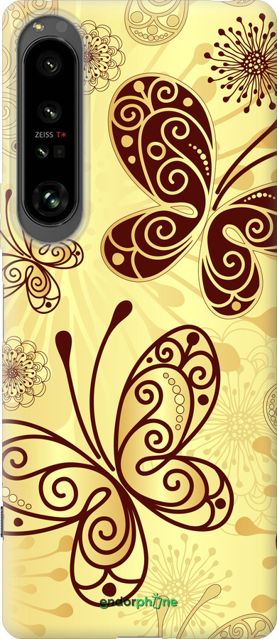 Силиконовый чехол Красивые бабочки для Sony Xperia 1 IV - 4170u-2787 изображение 