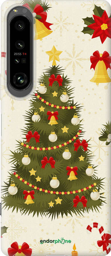 Силиконовый чехол Новогодняя елка для Sony Xperia 1 IV - 4198u-2787 изображение 