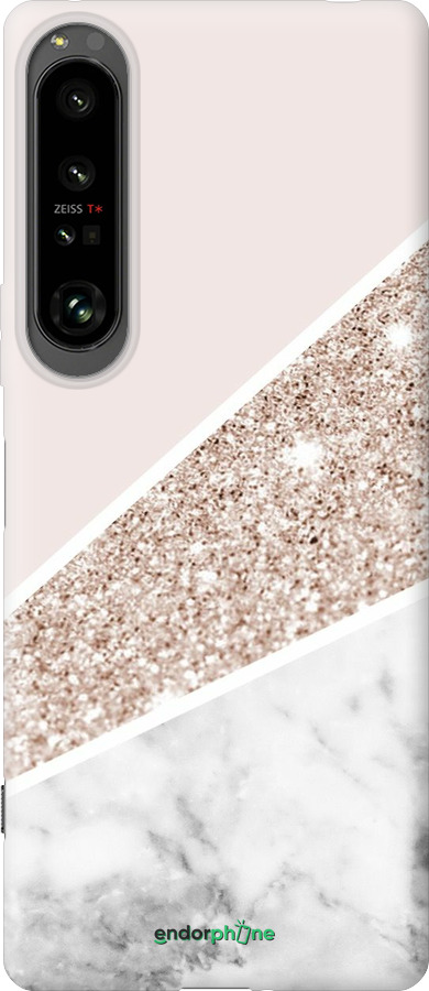 Силіконовий чехол Пастельний мармур для Sony Xperia 1 IV - 4342u-2787 изображение 