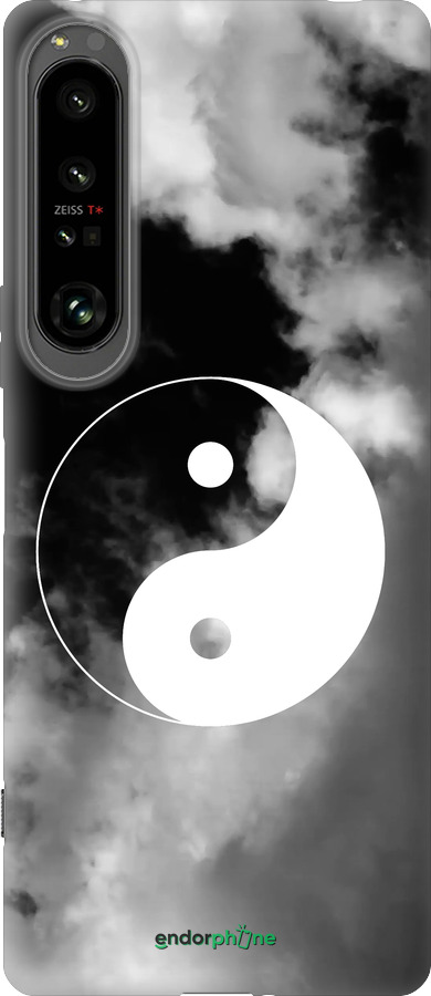 Силиконовый чехол Инь и Янь для Sony Xperia 1 IV - 4389u-2787 изображение 