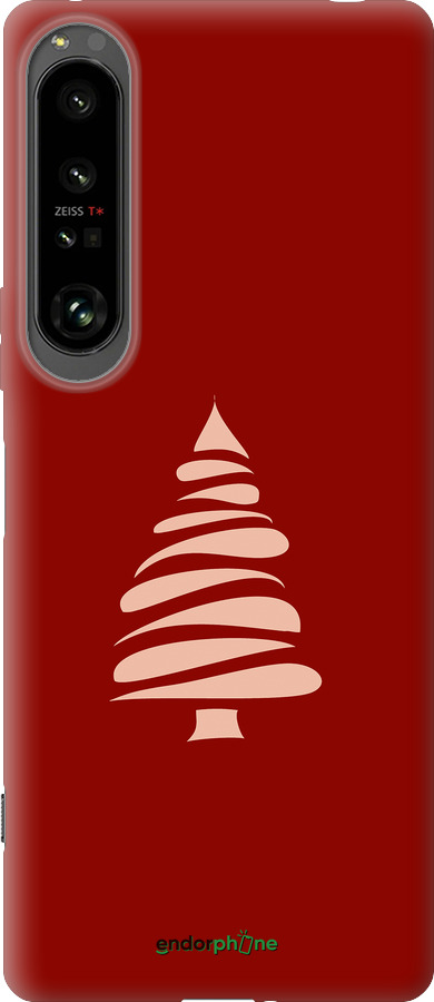 Силиконовый чехол Новогодний 15 для Sony Xperia 1 IV - 4628u-2787 изображение 