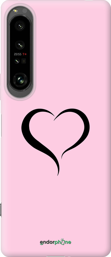 Силиконовый чехол Сердце 1 для Sony Xperia 1 IV - 4730u-2787 изображение 