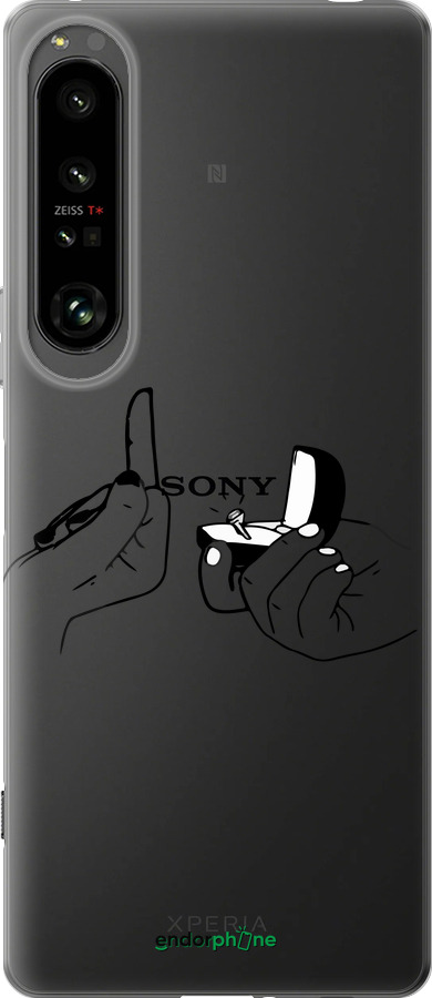 Силиконовый чехол Предложение для Sony Xperia 1 IV - 4898u-2787 изображение 