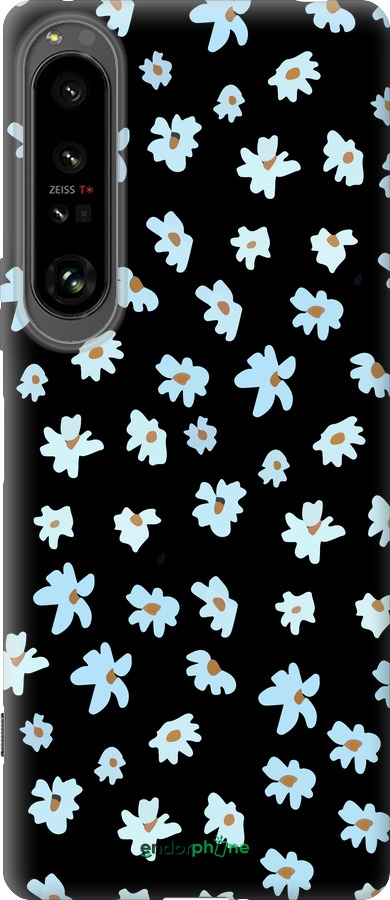 Силиконовый чехол Цветочный для Sony Xperia 1 IV - 4900u-2787 изображение 