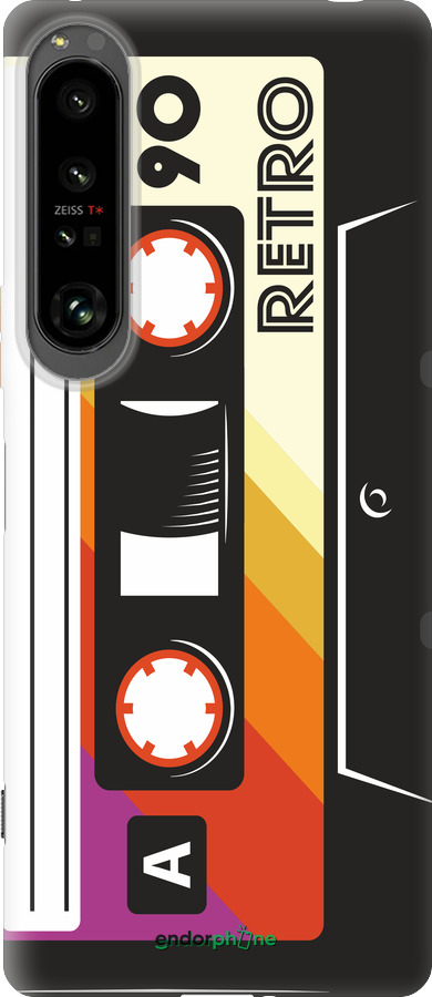 Силиконовый чехол Кассета с90 v4 для Sony Xperia 1 IV - 5532u-2787 изображение 
