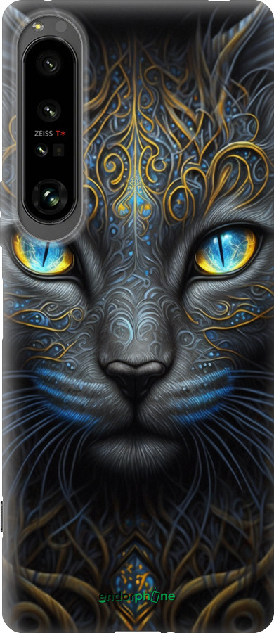 Силиконовый чехол Кошка для Sony Xperia 1 IV - 5548u-2787 изображение 