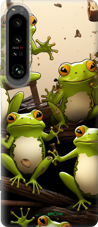 Силиконовый чехол Жабки для Sony Xperia 1 IV - 5656u-2787 изображение 