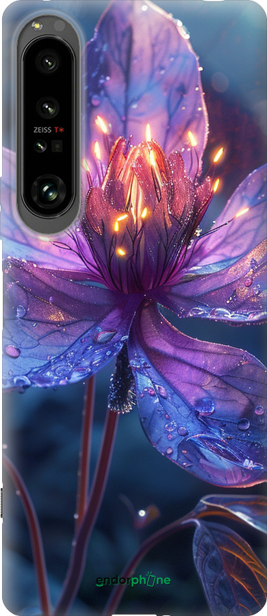 Силіконовий чехол Магічна квітка для Sony Xperia 1 IV - 6038u-2787 изображение 