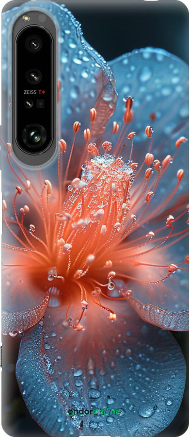 Силиконовый чехол Роса на цветке для Sony Xperia 1 IV - 6039u-2787 изображение 