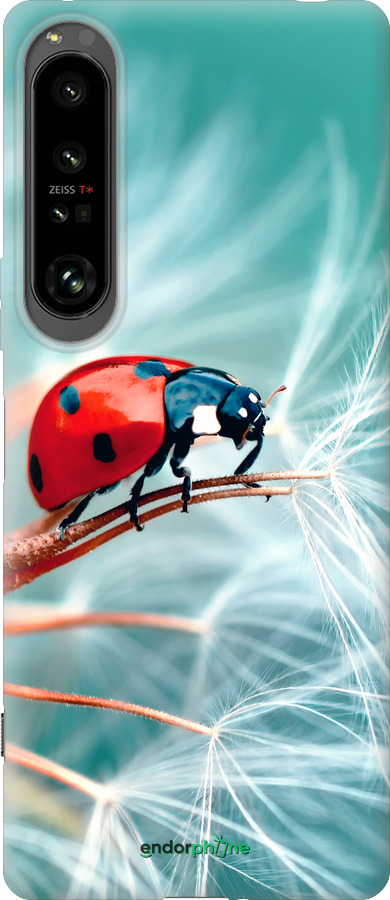 Силиконовый чехол Божья коровка для Sony Xperia 1 IV - 6049u-2787 изображение 