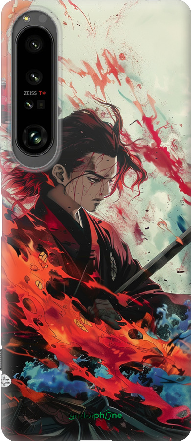 Силиконовый чехол Битва стихий для Sony Xperia 1 IV - 6110u-2787 изображение 