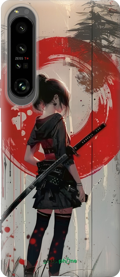 Силиконовый чехол Сумерки воина: Танец с катаной для Sony Xperia 1 IV - 6123u-2787 изображение 