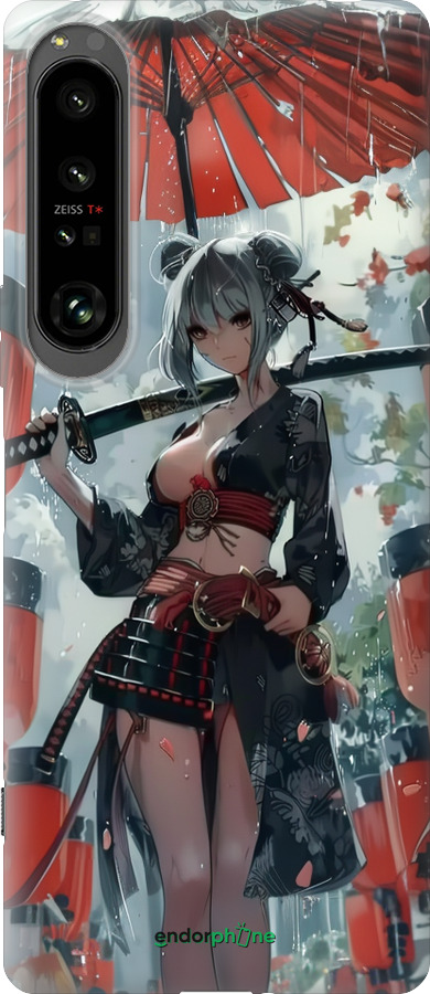 Силиконовый чехол Гейша-воин для Sony Xperia 1 IV - 6124u-2787 изображение 