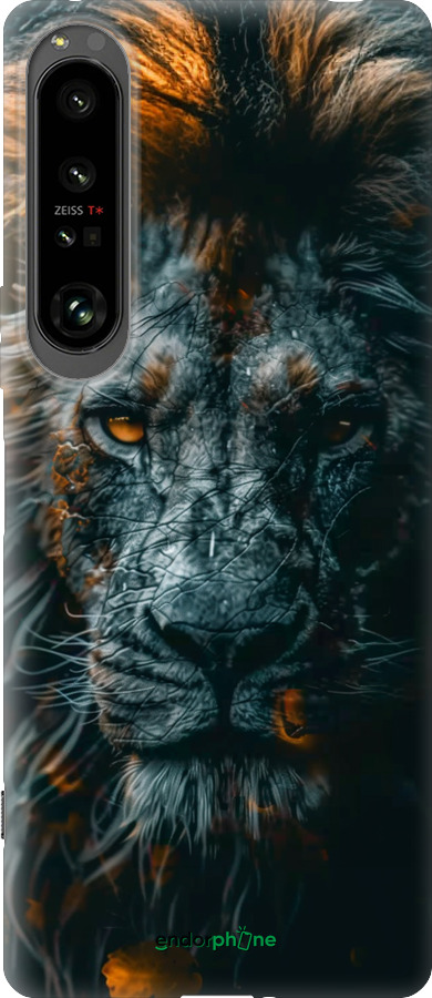 Силиконовый чехол Лев в сумерках для Sony Xperia 1 IV - 6154u-2787 изображение 