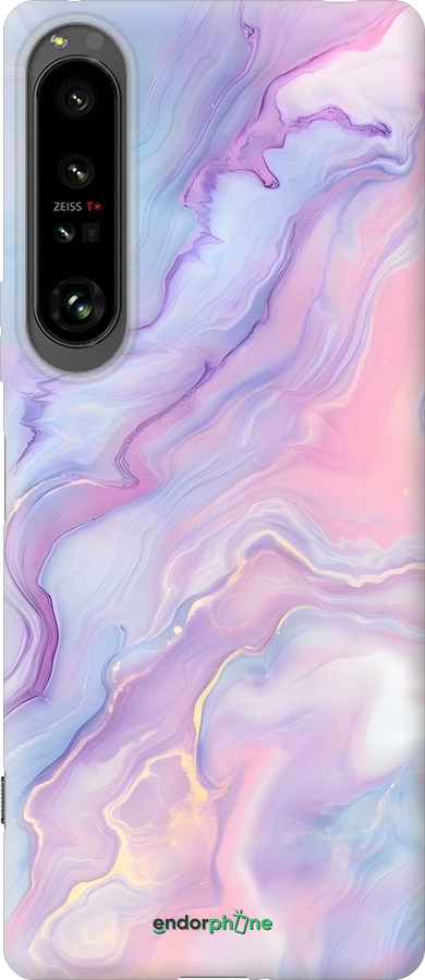 Силиконовый чехол Нежный мрамор для Sony Xperia 1 IV - 6310u-2787 изображение 
