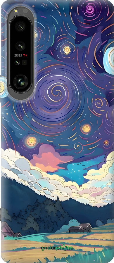 Силиконовый чехол Креативный арт для Sony Xperia 1 IV - 6322u-2787 изображение 