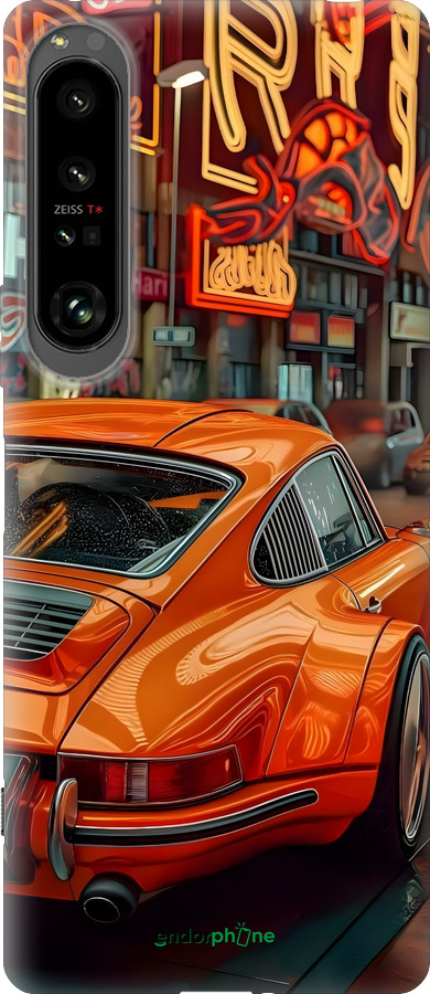 Силиконовый чехол Порше для Sony Xperia 1 IV - 6334u-2787 изображение 