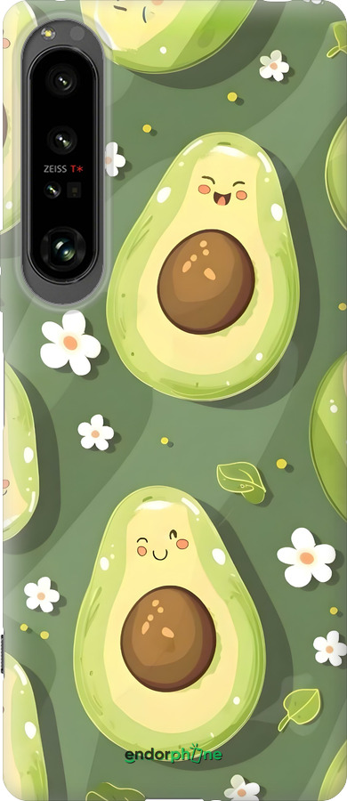 Силиконовый чехол Авокадо для Sony Xperia 1 IV - 6380u-2787 изображение 