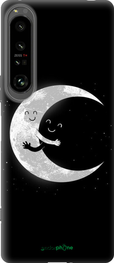 Силиконовый чехол Лунные объятия для Sony Xperia 1 IV - 6508u-2787 изображение 