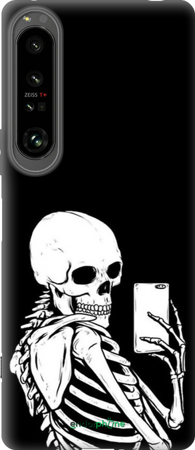 Силиконовый чехол Скелет делает Selfie для Sony Xperia 1 IV - 6535u-2787 изображение 