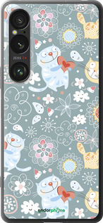 Силиконовый чехол Котята v3 для Sony Xperia 1 VI - 1223u-3975 изображение 