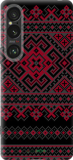 Силиконовый чехол Вышиванка 52 для Sony Xperia 1 VI - 1763u-3975 изображение 
