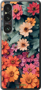 Силиконовый чехол Beauty flowers для Sony Xperia 1 VI - 4050u-3975 изображение 