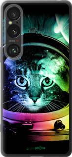 Силиконовый чехол Кот-астронавт для Sony Xperia 1 VI - 4154u-3975 изображение 