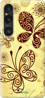 Силиконовый чехол Красивые бабочки для Sony Xperia 1 VI - 4170u-3975 изображение 