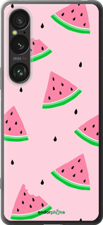 Силиконовый чехол Розовый арбуз для Sony Xperia 1 VI - 4314u-3975 изображение 