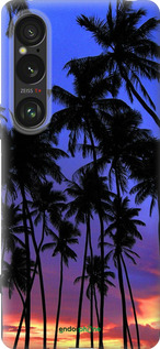Силиконовый чехол Пальмы для Sony Xperia 1 VI - 4324u-3975 изображение 