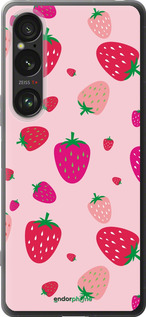 Силиконовый чехол Клубнички для Sony Xperia 1 VI - 4332u-3975 изображение 