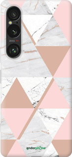 Силиконовый чехол Мраморная симметрия для Sony Xperia 1 VI - 4344u-3975 изображение 