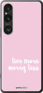 Силиконовый чехол Живи больше для Sony Xperia 1 VI - 4347u-3975 изображение 