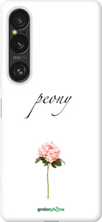 Силиконовый чехол Пион для Sony Xperia 1 VI - 4366u-3975 изображение 