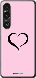 Силиконовый чехол Сердце 1 для Sony Xperia 1 VI - 4730u-3975 изображение 