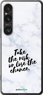 Силиконовый чехол Рискнуть или потерять шанс для Sony Xperia 1 VI - 4866u-3975 изображение 