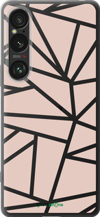 Силиконовый чехол Абстракция 2 для Sony Xperia 1 VI - 4872u-3975 изображение 