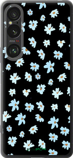 Силиконовый чехол Цветочный для Sony Xperia 1 VI - 4900u-3975 изображение 