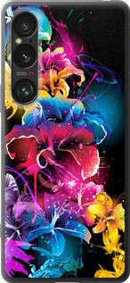 Силіконовий чехол Абстрактні квіти для Sony Xperia 1 VI - 511u-3975 изображение 