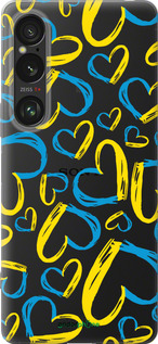 Силиконовый чехол Сердца UA для Sony Xperia 1 VI - 5292u-3975 изображение 