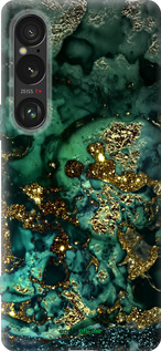 Силіконовий чехол Мармур золото багатство для Sony Xperia 1 VI - 5419u-3975 изображение 