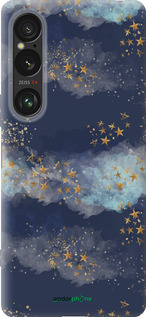 Силіконовий чехол Ніч золоті зірки для Sony Xperia 1 VI - 5421u-3975 изображение 