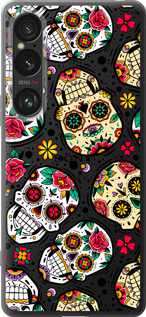 Силиконовый чехол Черепа для Sony Xperia 1 VI - 5471u-3975 изображение 