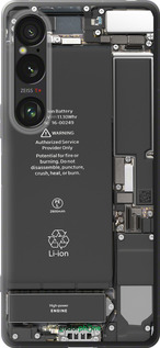 Силиконовый чехол Детали смартфона для Sony Xperia 1 VI - 5487u-3975 изображение 