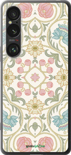 Силиконовый чехол Цветочный орнамент v2 для Sony Xperia 1 VI - 5513u-3975 изображение 