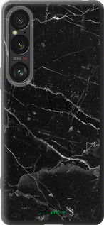 Силіконовий чехол Чорний мармур v2 для Sony Xperia 1 VI - 5568u-3975 изображение 
