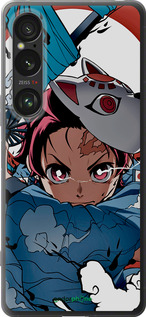 Силіконовий чехол Танджиро Камадо для Sony Xperia 1 VI - 5574u-3975 изображение 